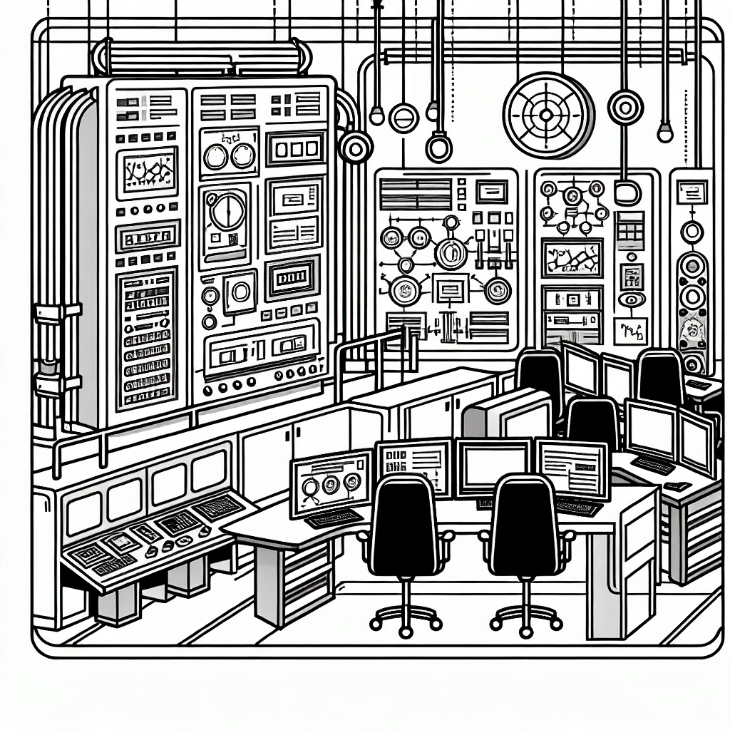 Additional training room coloring page 1