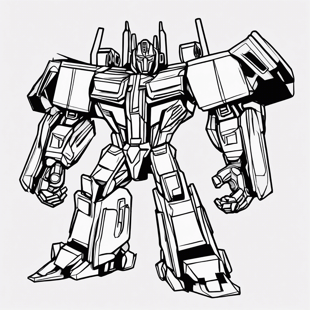 Additional transformers coloring page 1