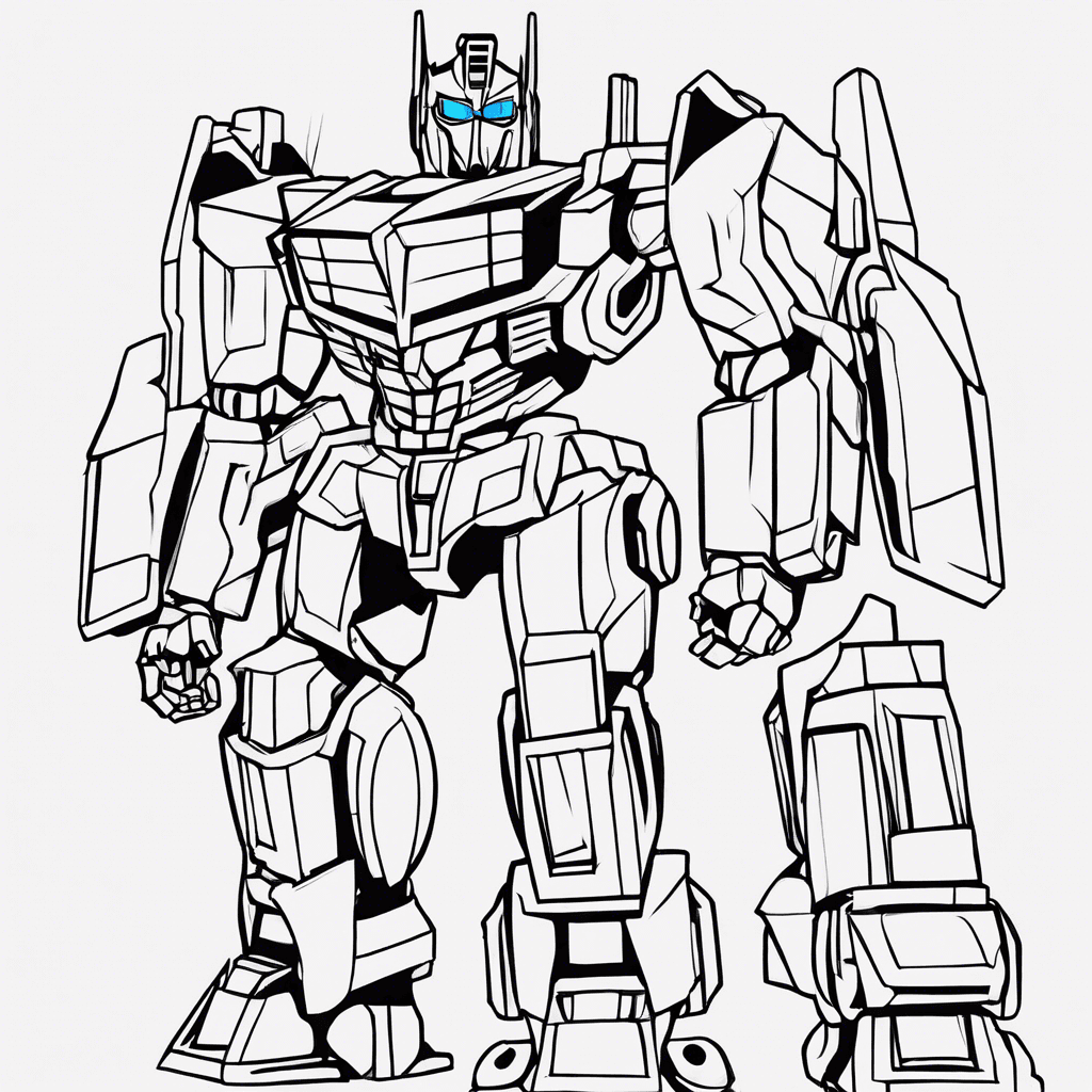 Additional transformers coloring page 2