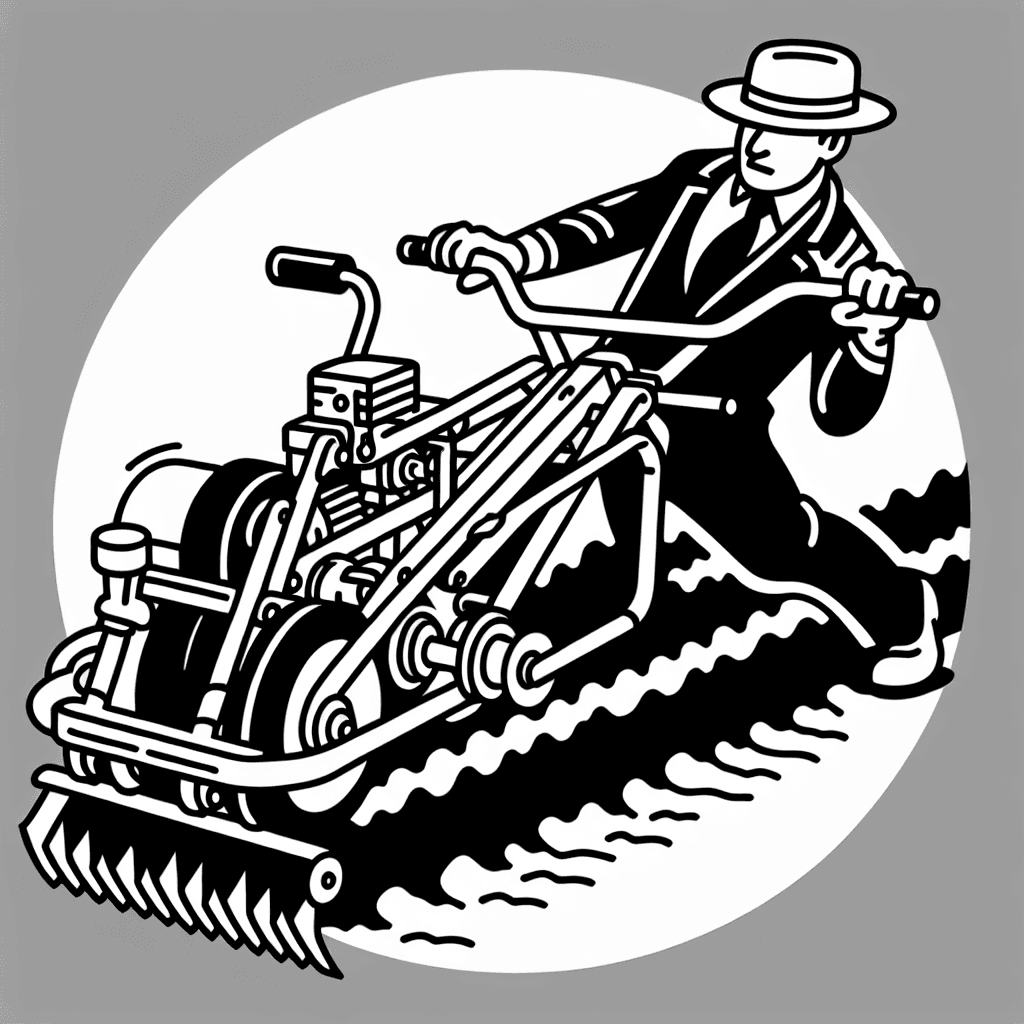 Additional trencher digging coloring page 2