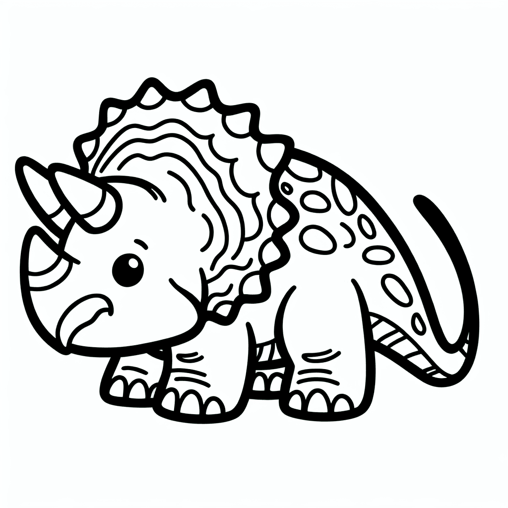 triceratops coloring pages