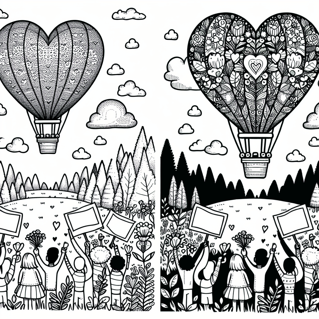 Additional valentines coloring page 2