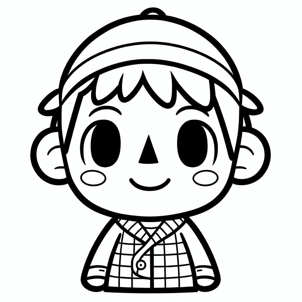 villager coloring pages