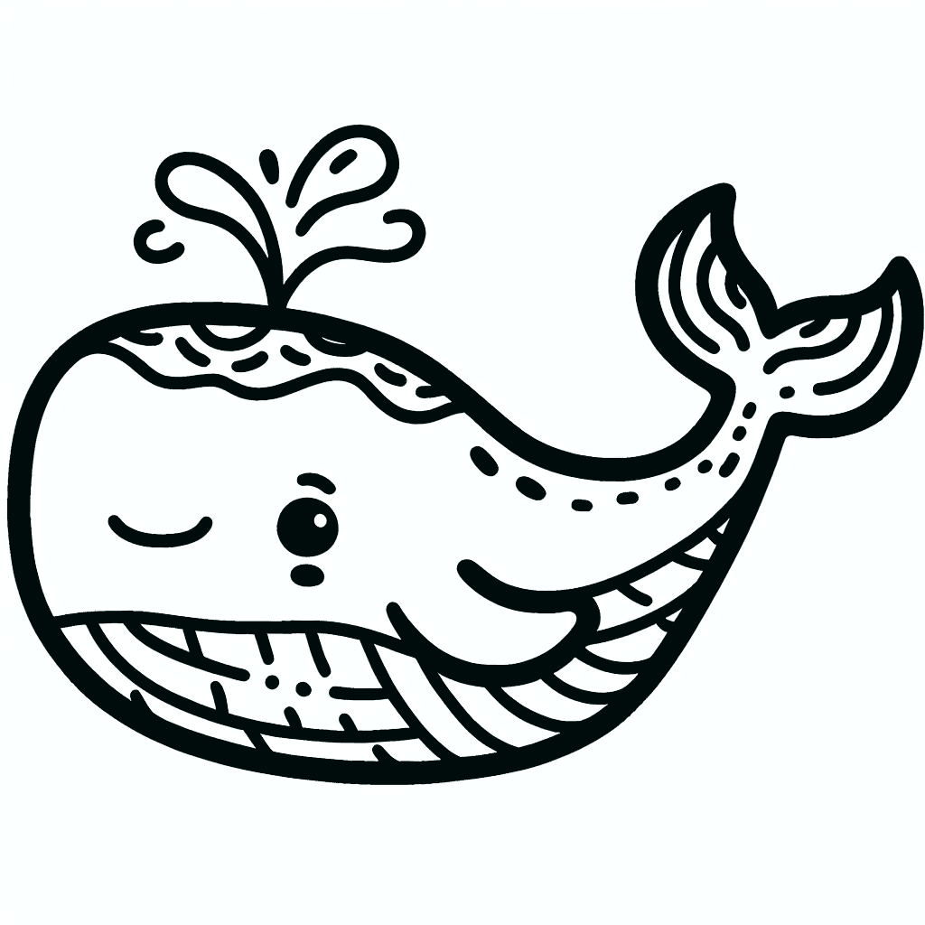 whale coloring pages