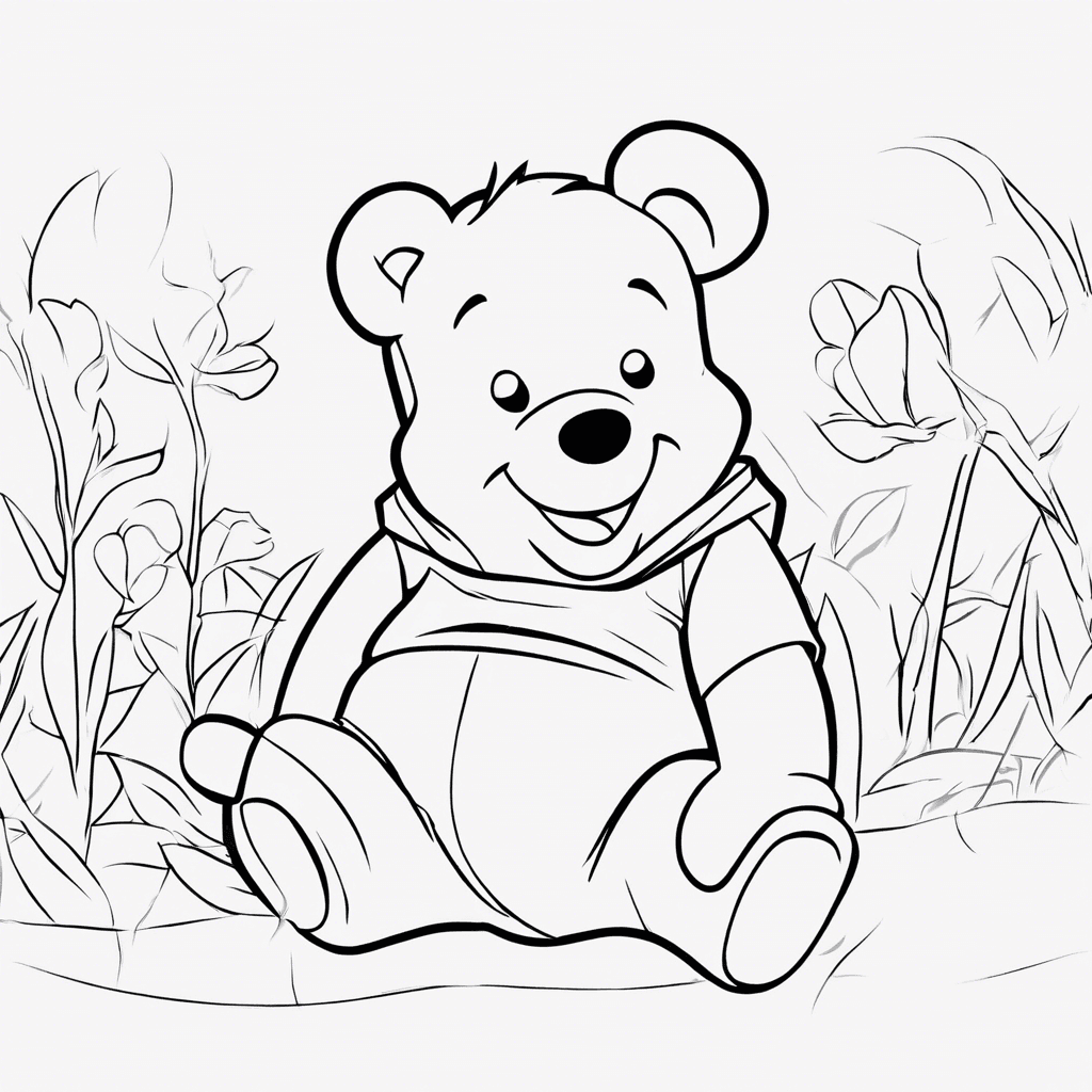 Additional winnie pooh coloring page 1