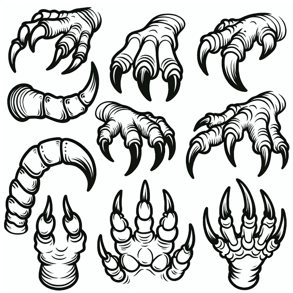 wolverine claws coloring pages