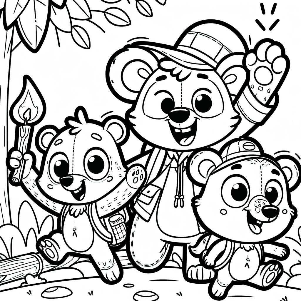 Additional wonder pets coloring page 2