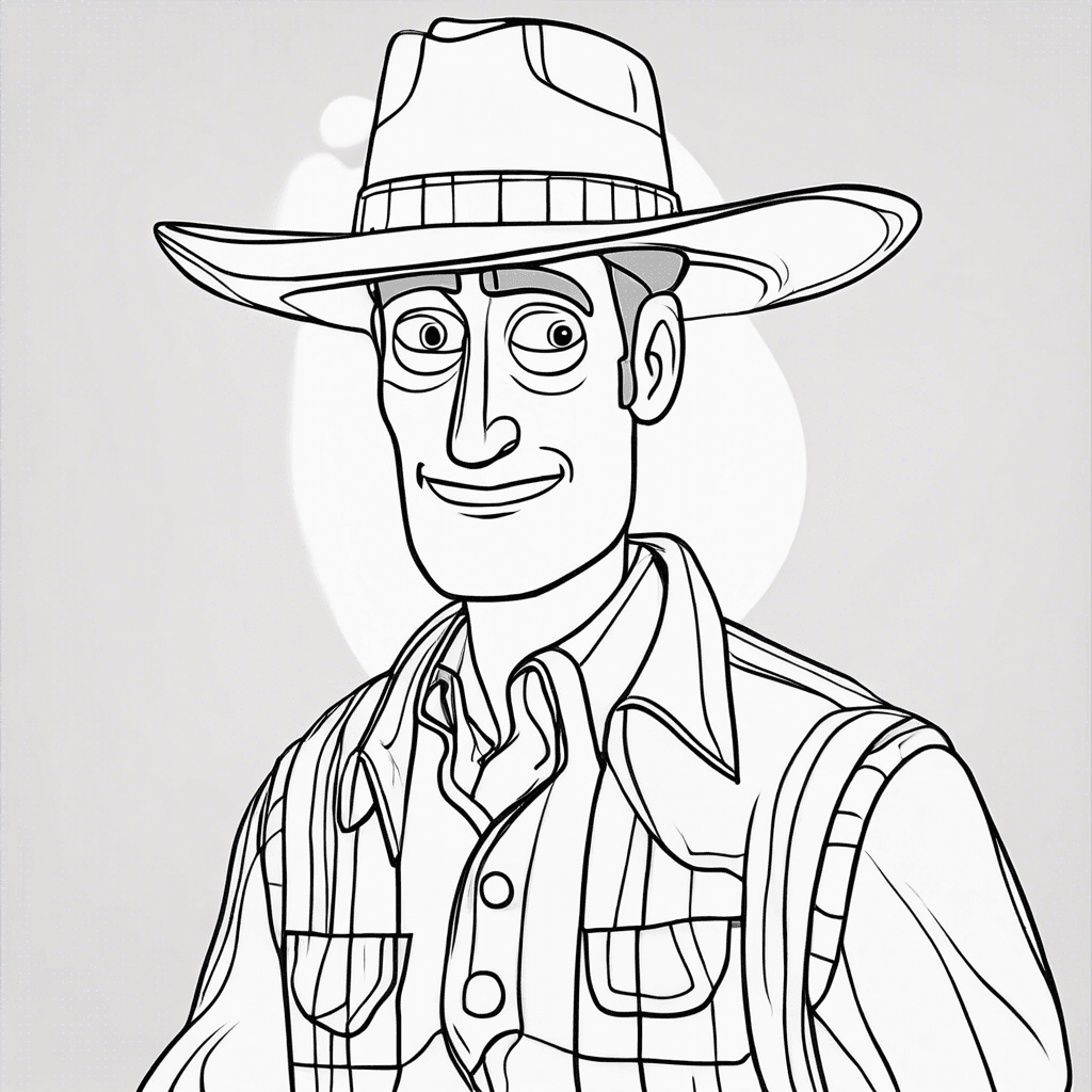 woody coloring pages