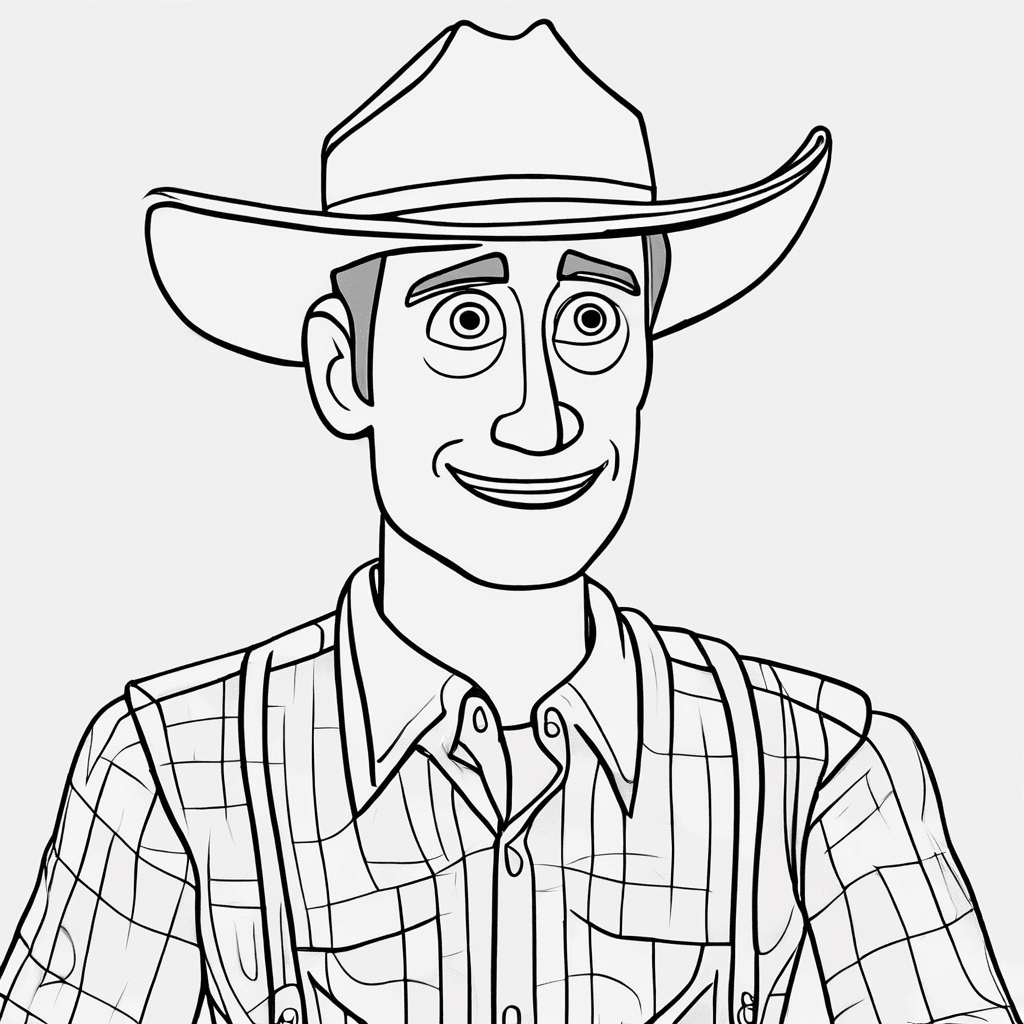 Additional woody coloring page 2