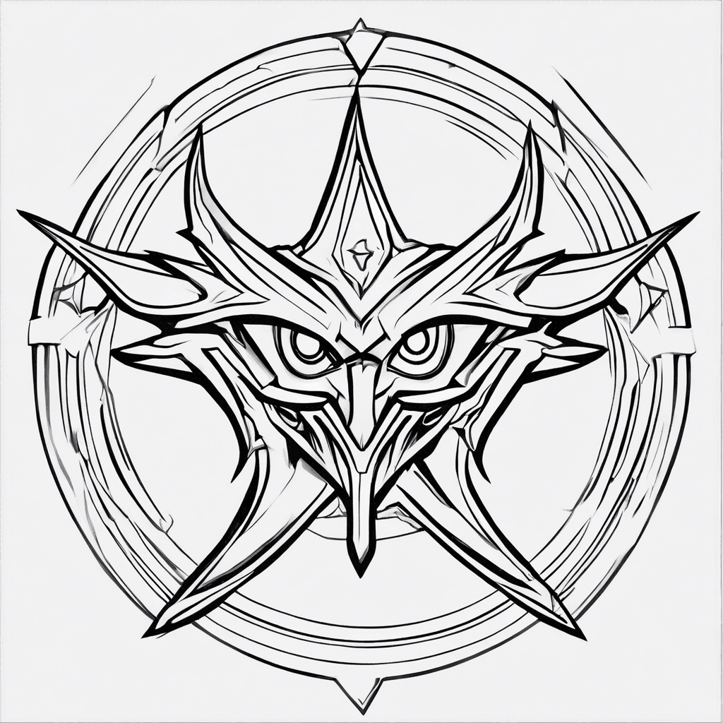 Additional yu gi oh coloring page 1