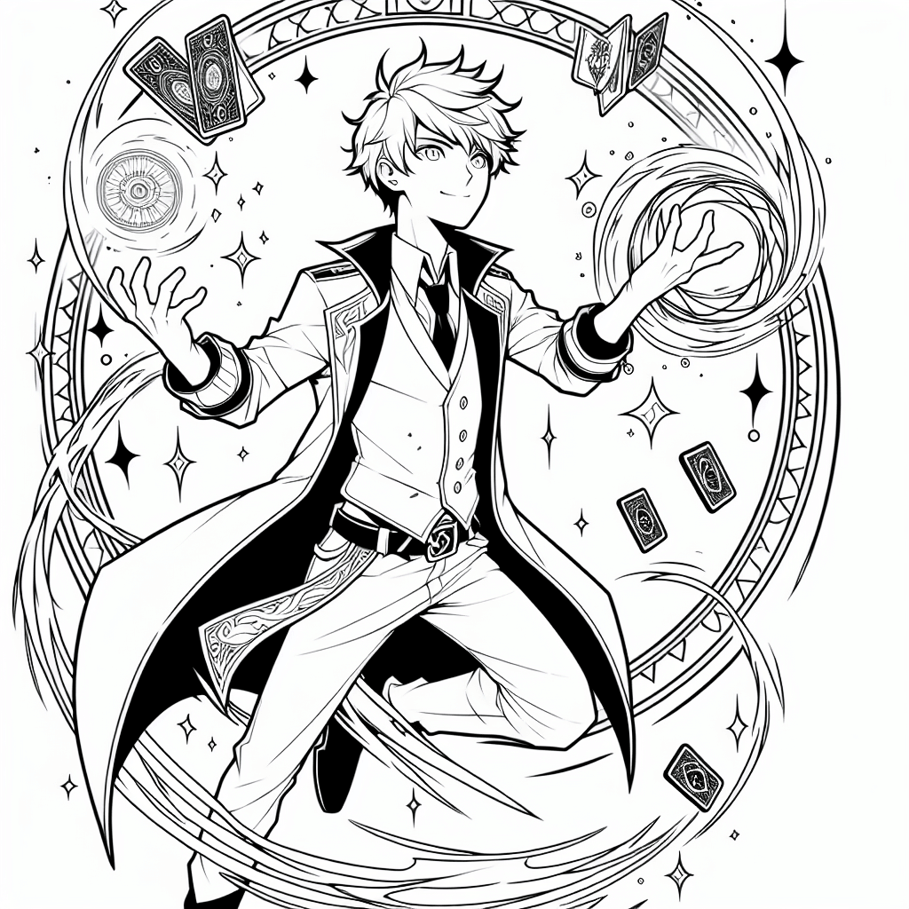 Additional yu gi oh coloring page 2