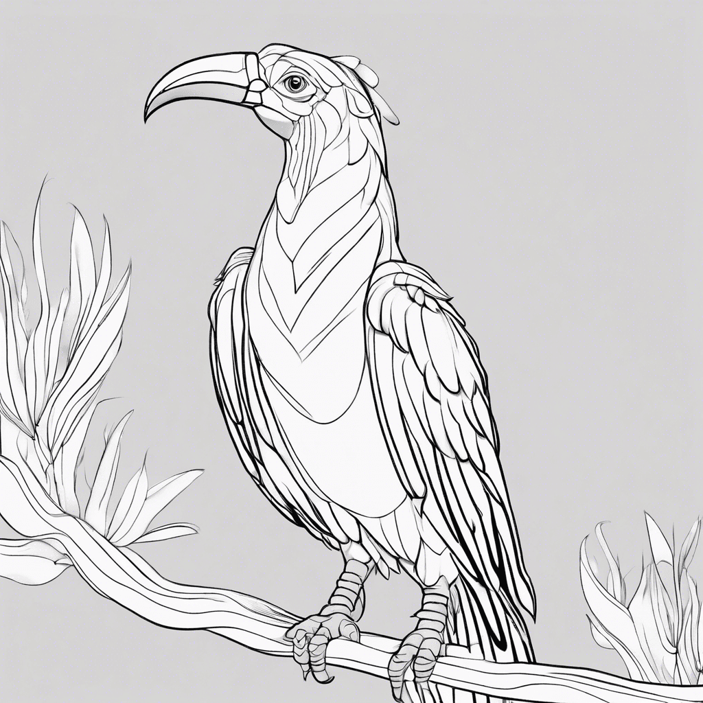 Additional zazu coloring page 2